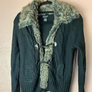 Wet Seal Faux Fur Sweater